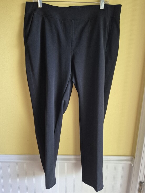 32 Degrees Pants - 32 Degrees Cool Womens Black Stretch Casual Or Dress Pants